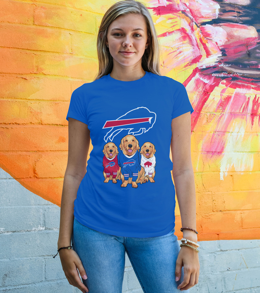 Buffalo Bills Golden Retrievers T-Shirt