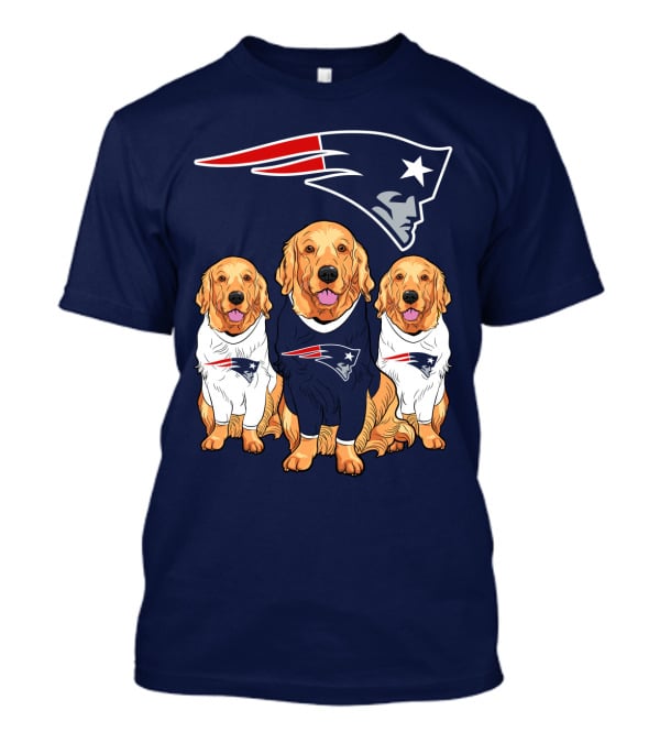 Patriots Logo Golden Retrievers T-Shirt