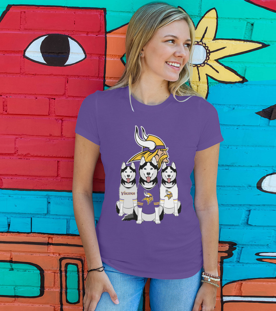 Minnesota Vikings Husky Trio T-Shirt