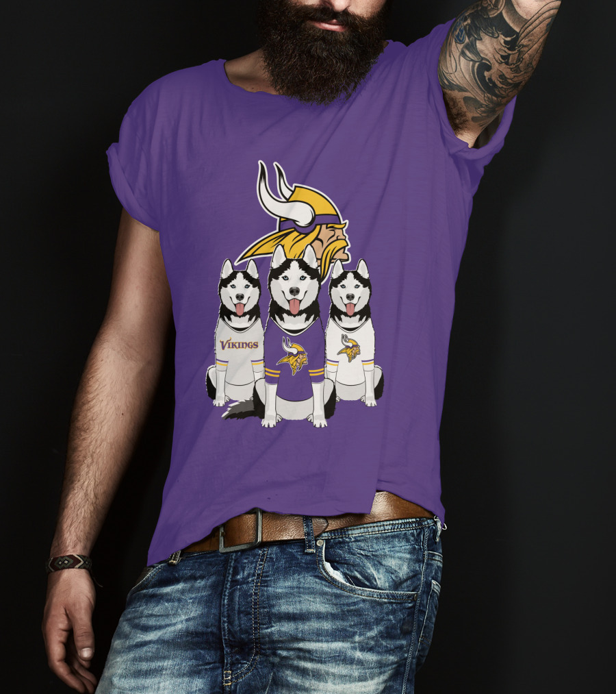 Minnesota Vikings Husky Trio T-Shirt