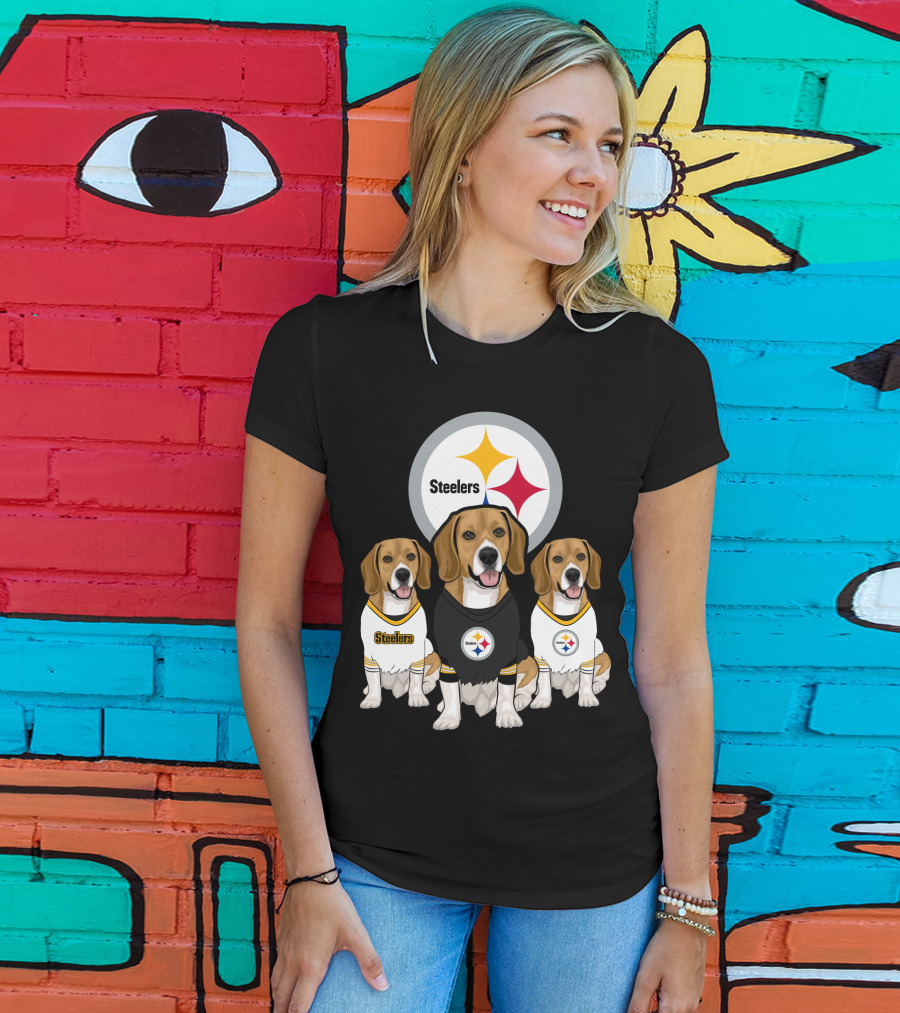 Steelers Beagle Trio T-Shirt