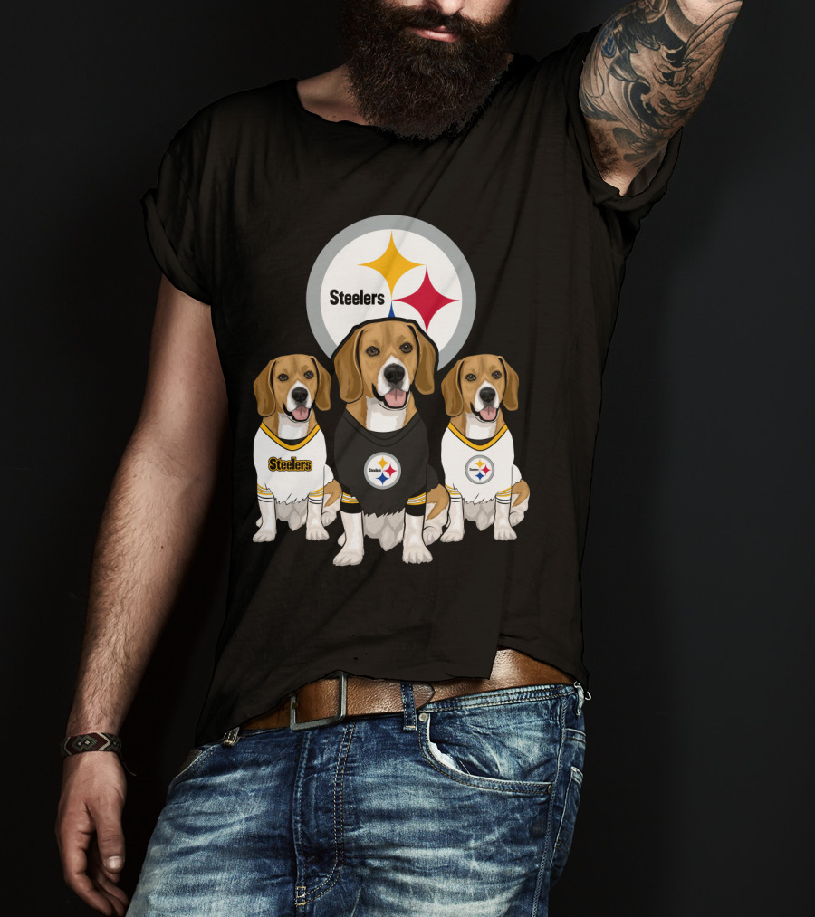 Steelers Beagle Trio T-Shirt