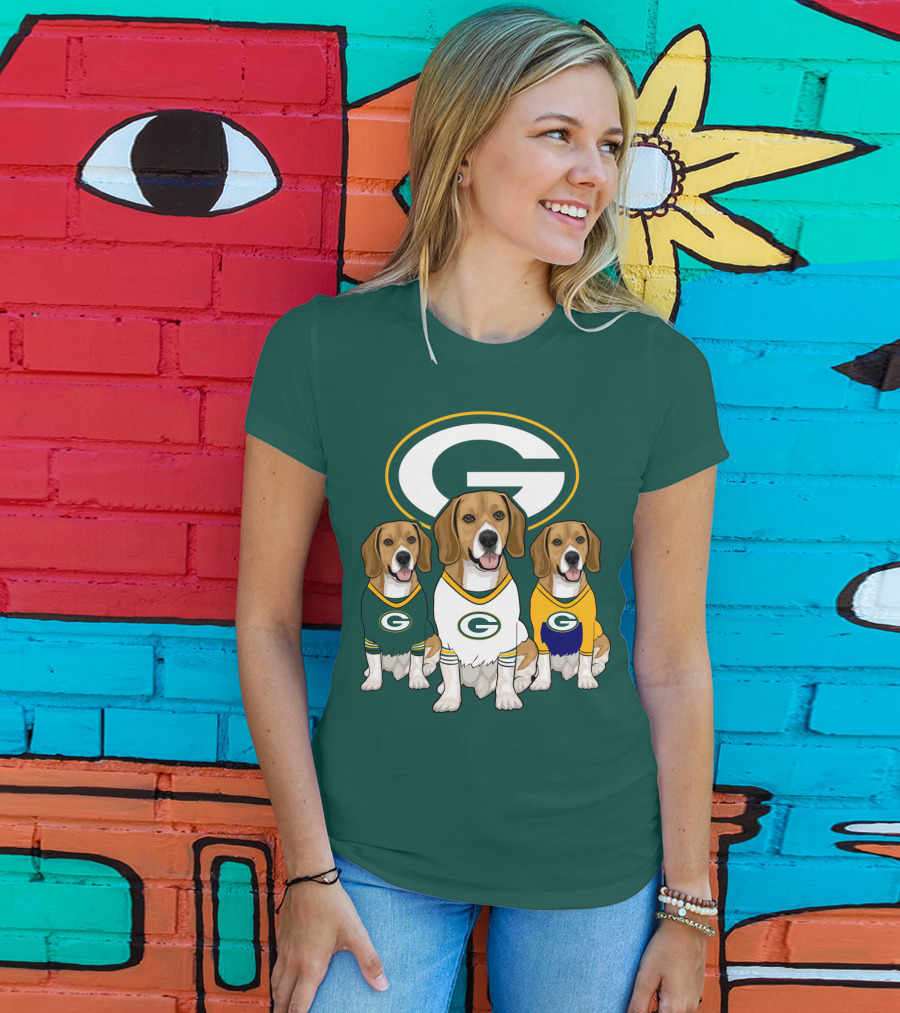 Packers Beagle Dog T-Shirt