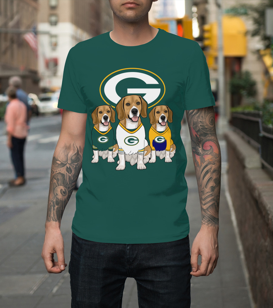 Packers Beagle Dog T-Shirt