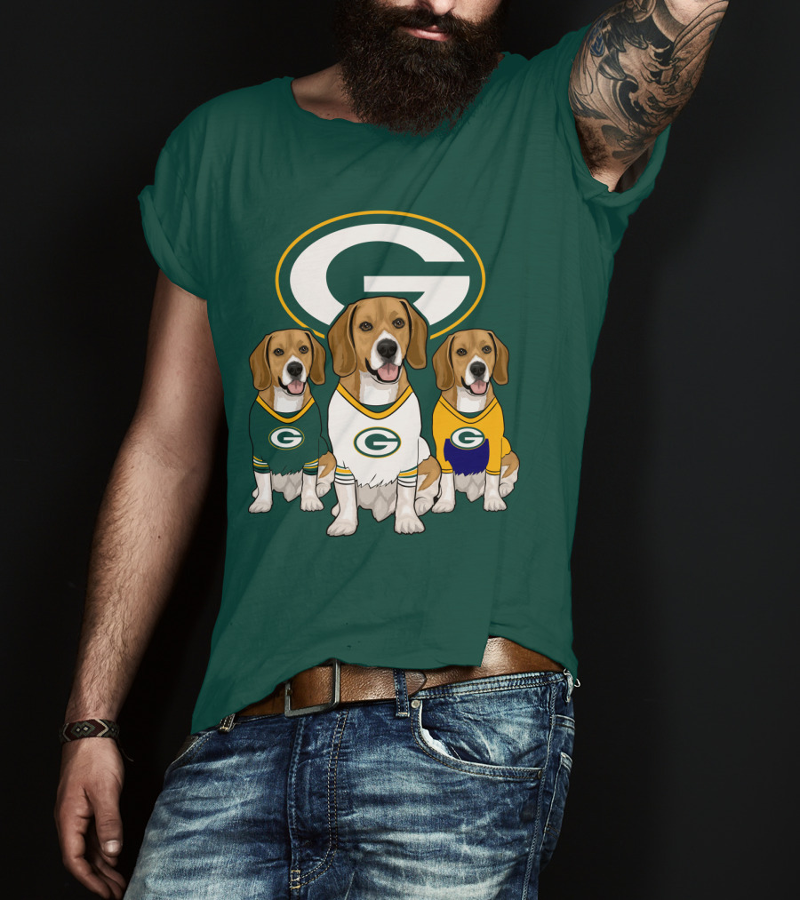 Packers Beagle Dog T-Shirt