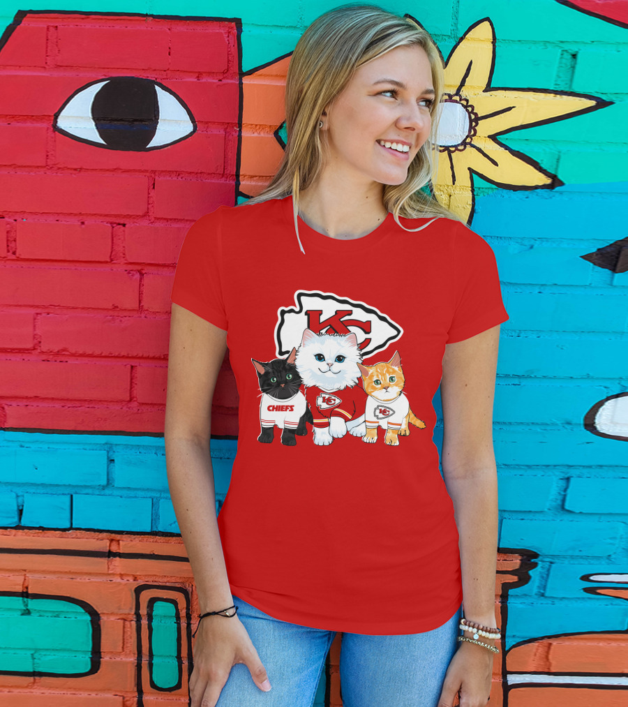 Kc Chiefs Cats T-Shirt