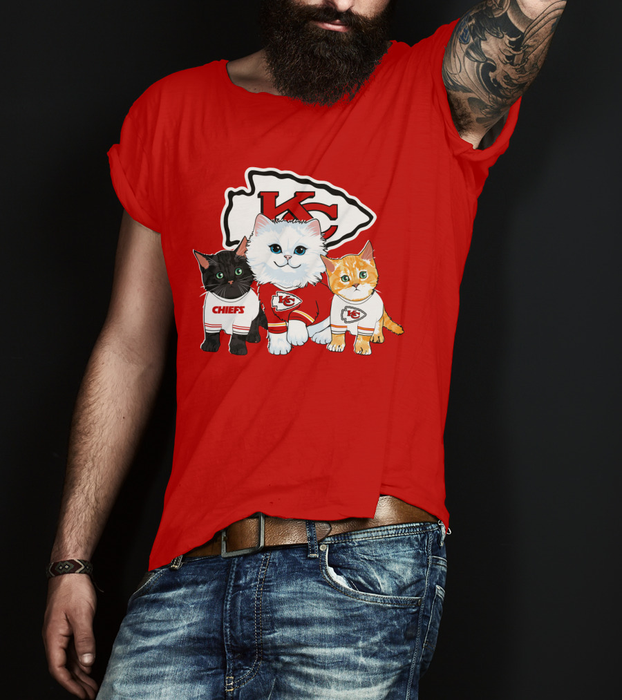Kc Chiefs Cats T-Shirt