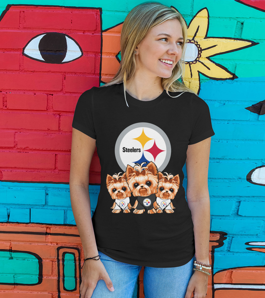 Steelers Yorkshire Terriers T-Shirt