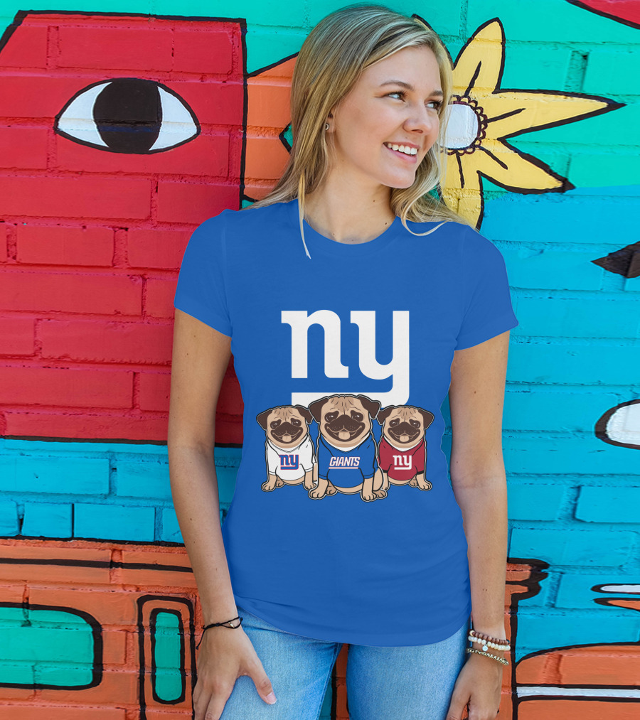 New York Giants Pug T-Shirt
