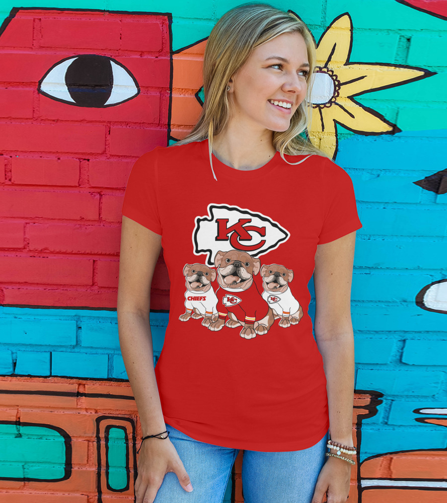 Kansas City Chiefs Bulldog T-Shirt
