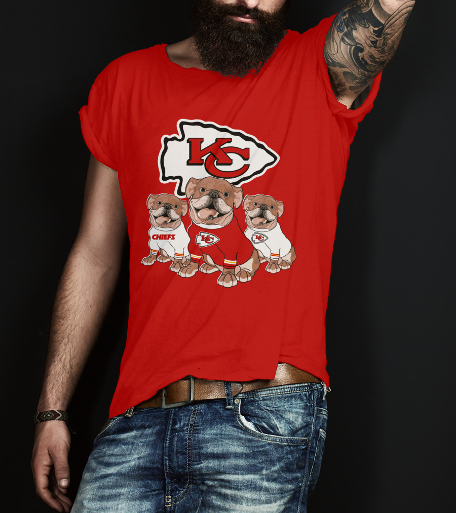 Kansas City Chiefs Bulldog T-Shirt