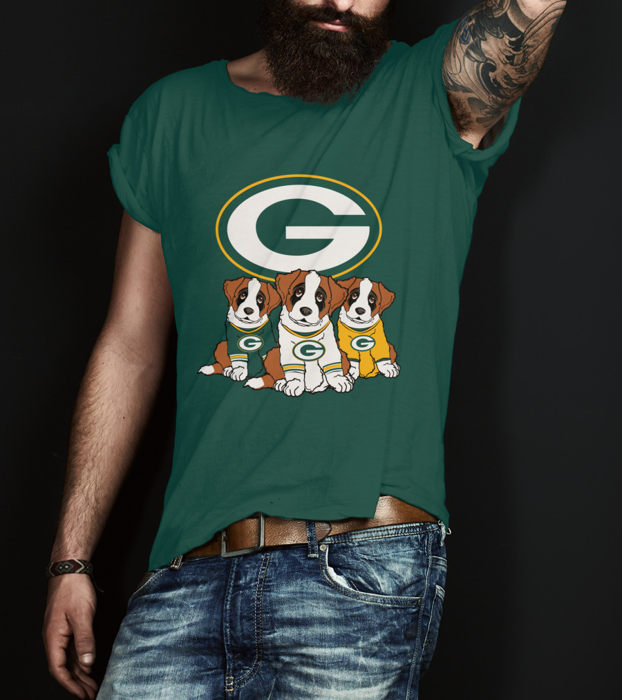 Green Bay Packers Saint Bernard T-Shirt