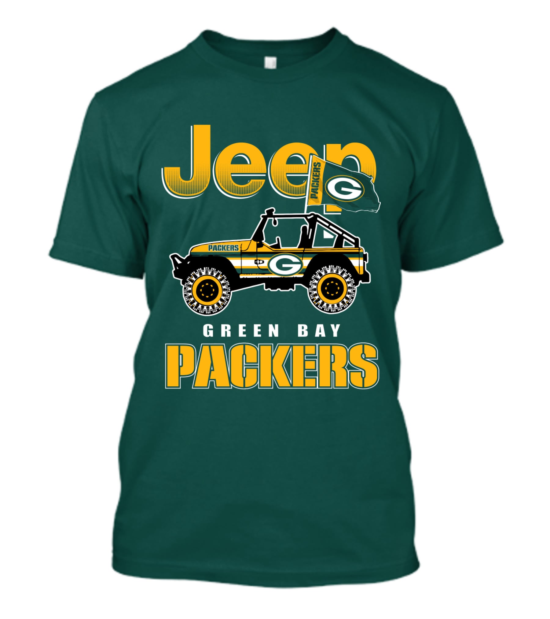Jeep Green Bay Packers T-Shirt