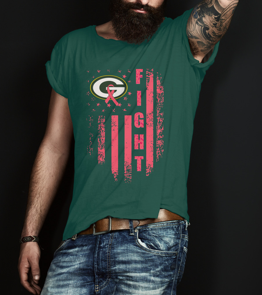 Green Bay Packers Fight Breast Cancer T-Shirt