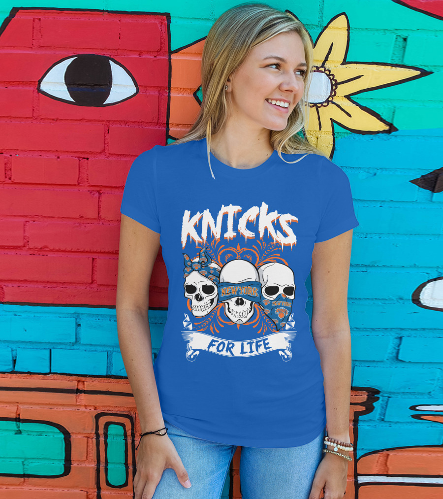 Knicks New York For Life T-Shirt