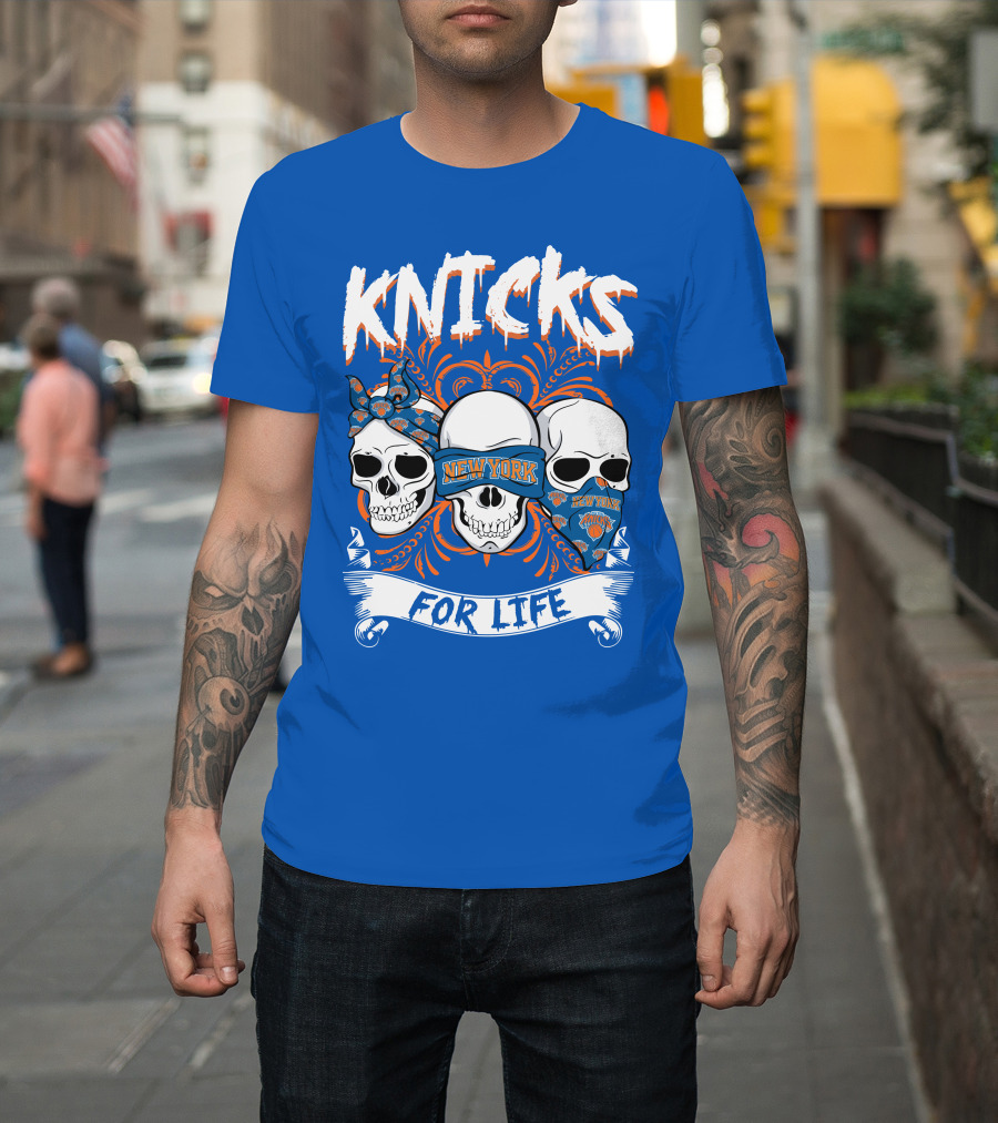 Knicks New York For Life T-Shirt