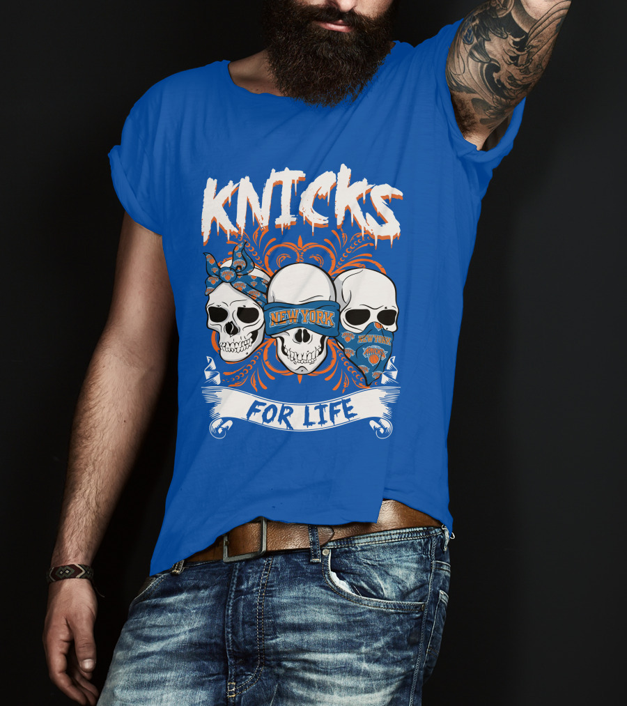 Knicks New York For Life T-Shirt