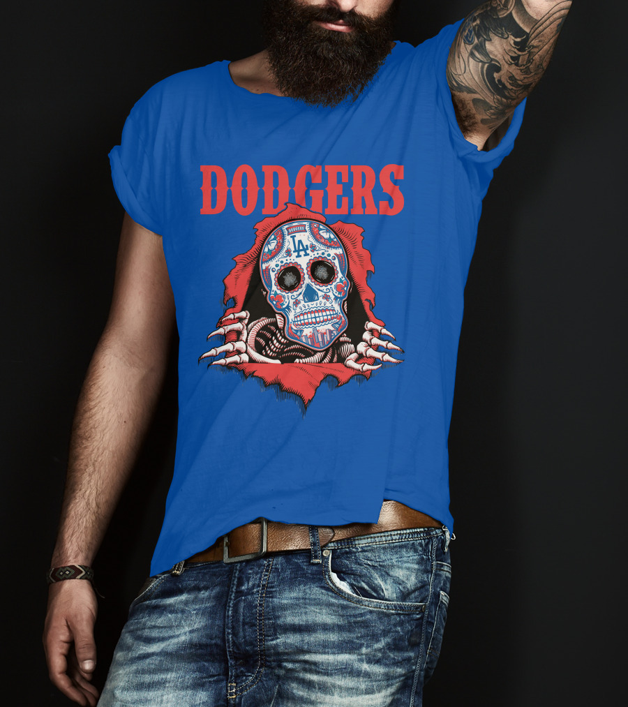 Dodgers La Sugar Skull T-Shirt