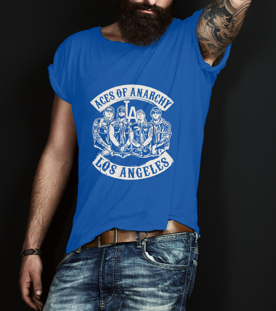 Aces Of Anarchy Los Angeles Dodgers T-Shirt