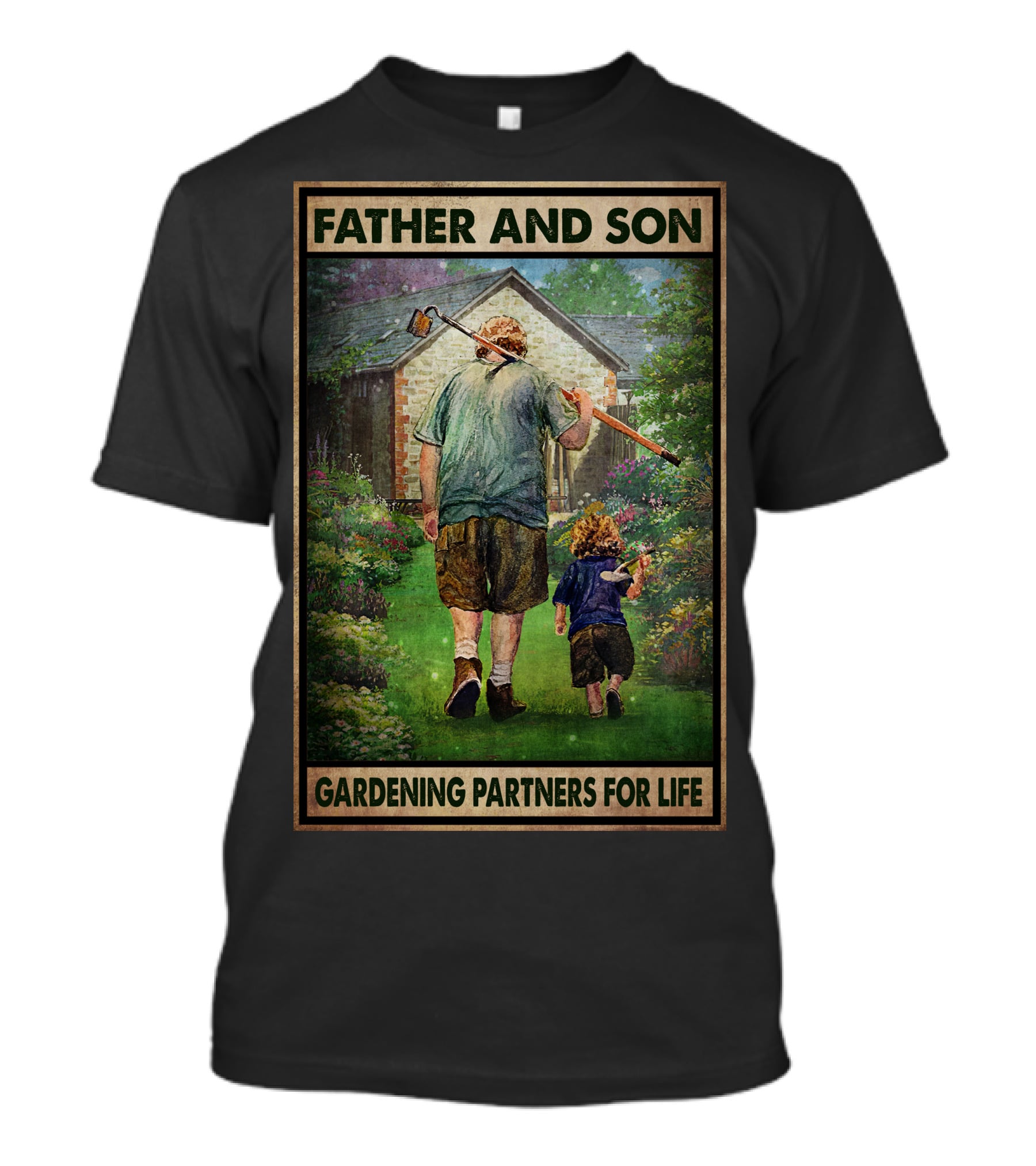 Father And Son Gardening Partners For Life T-Shirt