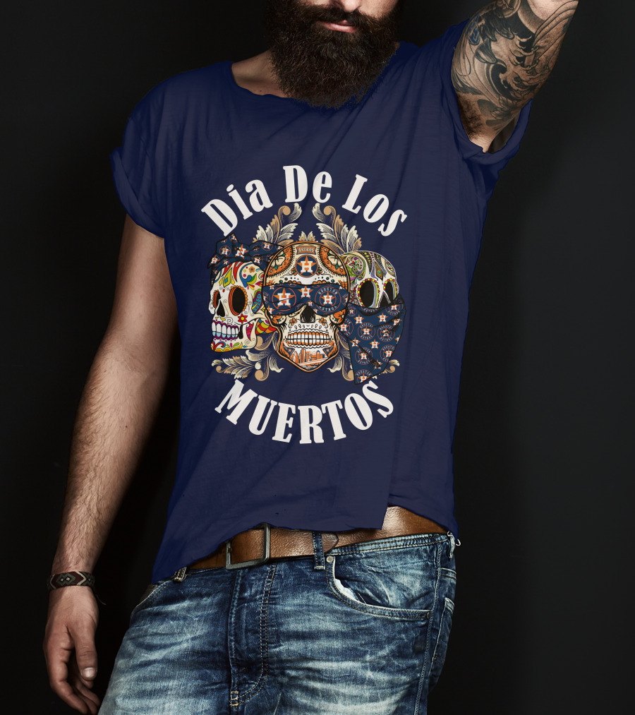 Dia De Los Muertos Houston Astros T-Shirt