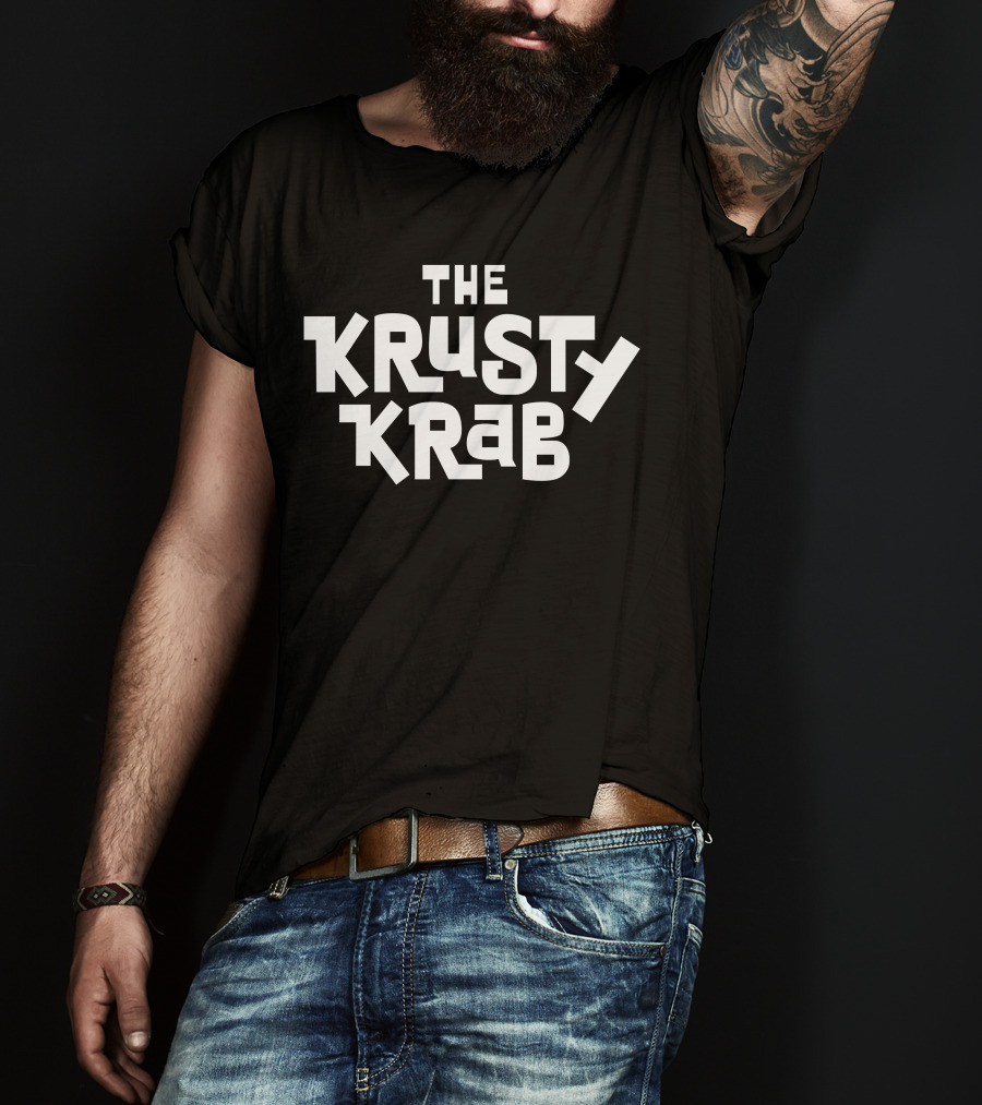THE KRUSTY KRAB Logo Tri-Blend Dolman T-Shirt
