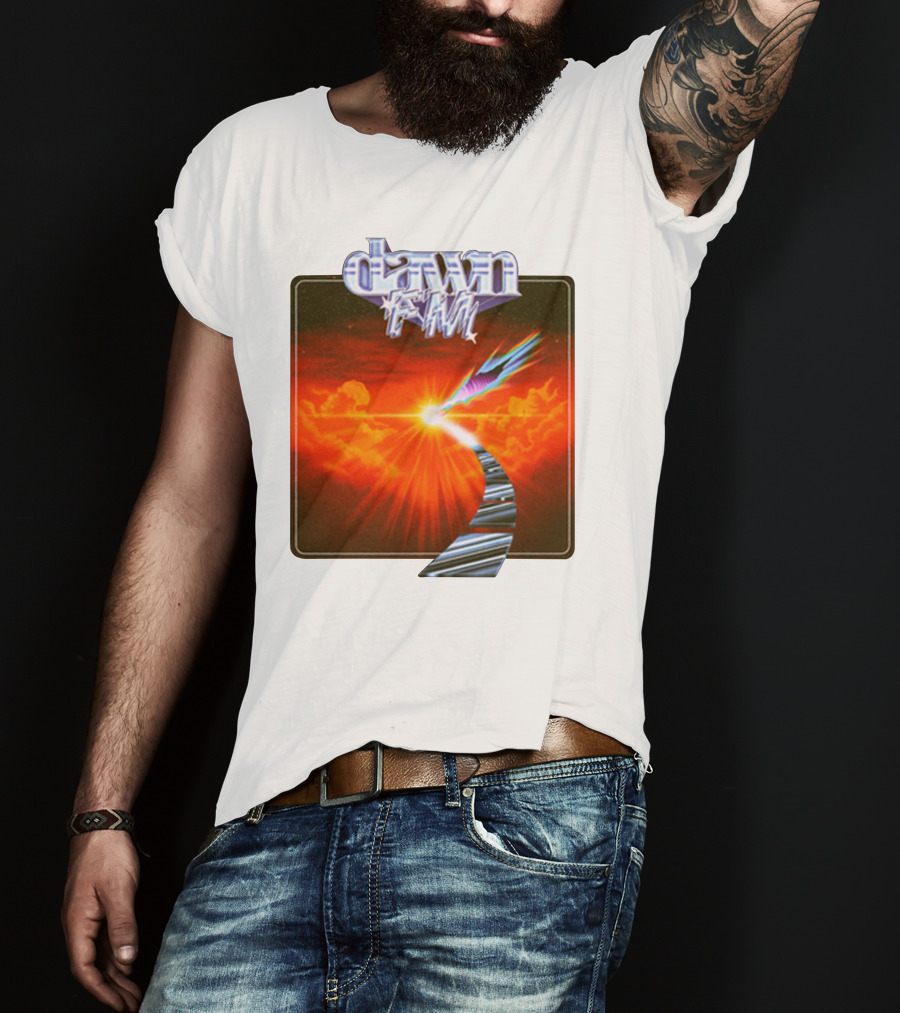 Dawn FM Album Cover Retro Sunset Pathway T-Shirt