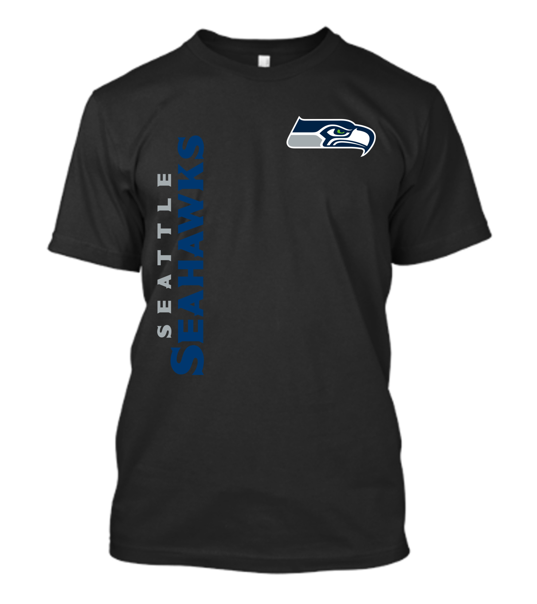 Seattle Seahawks Logo Vertical Display T-Shirt