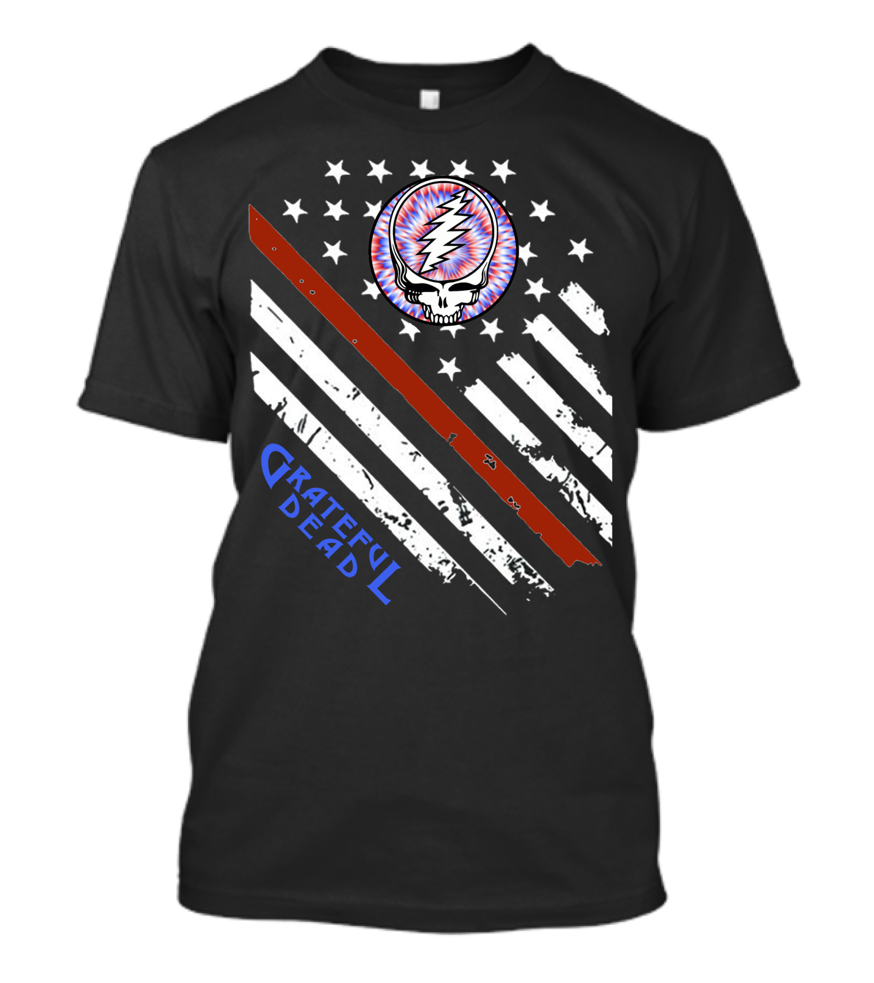 Grateful Dead Steal Your Face Stars And Stripes American Flag T-Shirt