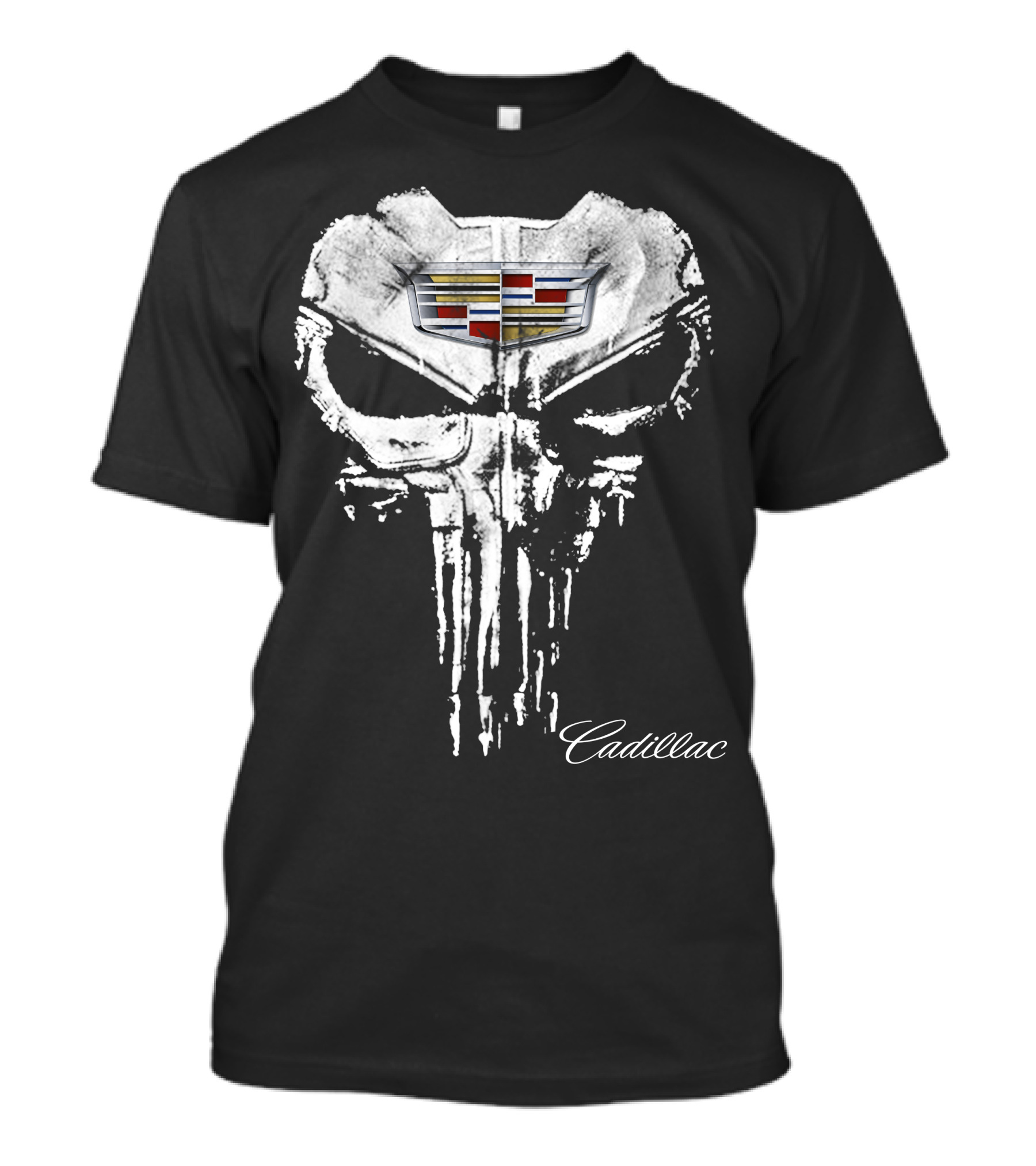 Cadillac Punisher Logo Design Cad07 T-Shirt
