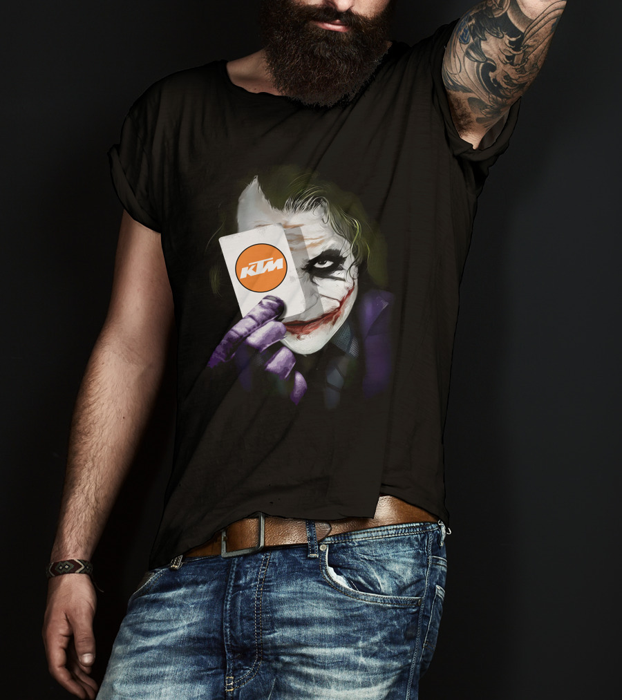 Ktm Joker Playing Card Face Paint T-Shirt
