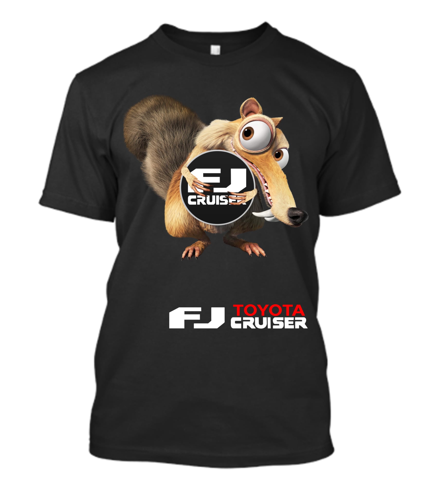 Fj Cruiser Toyota Ice Age Scrat T-Shirt