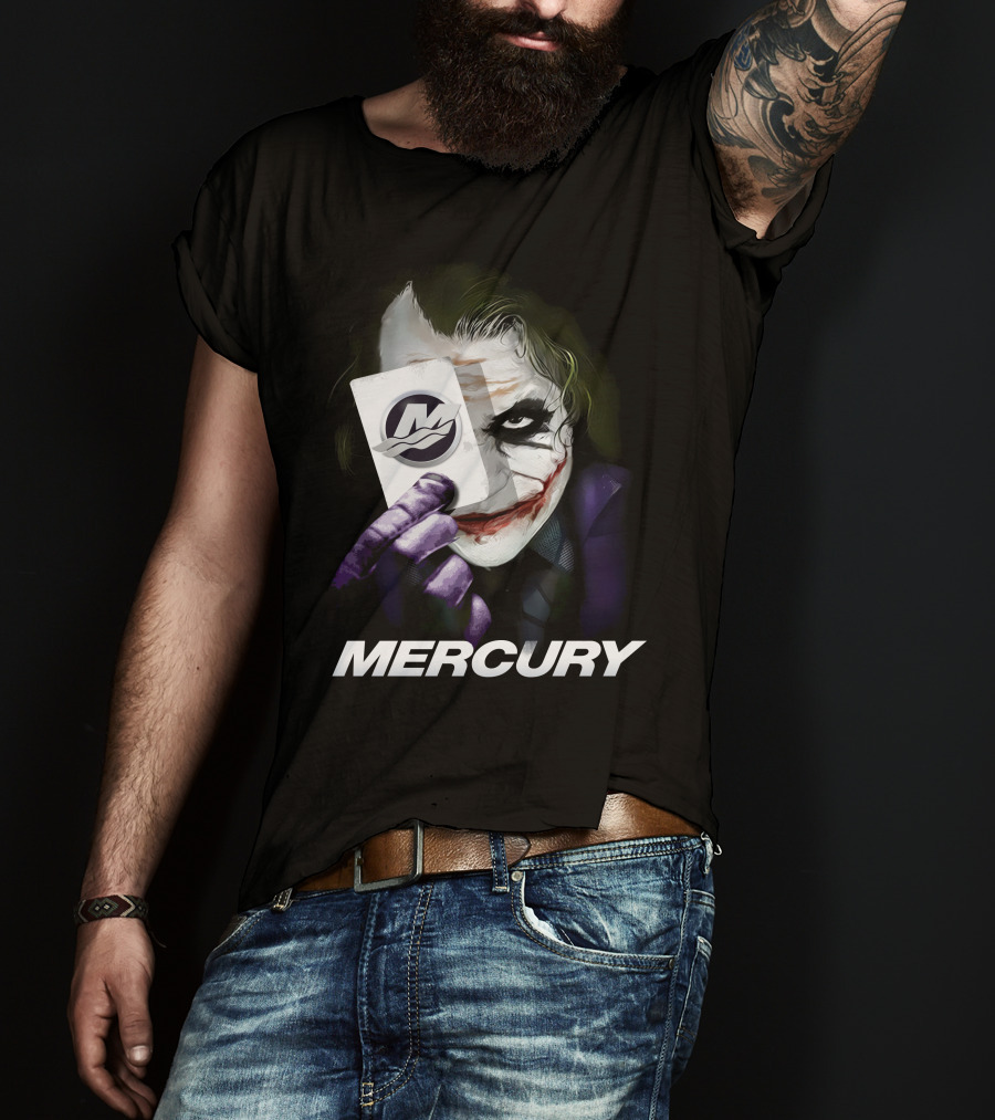 Mercury M Comic Villain Cardface T-Shirt