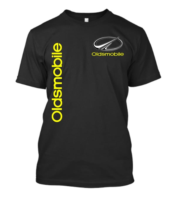 Oldsmobile Vertical Yellow Text And Classic T-Shirt