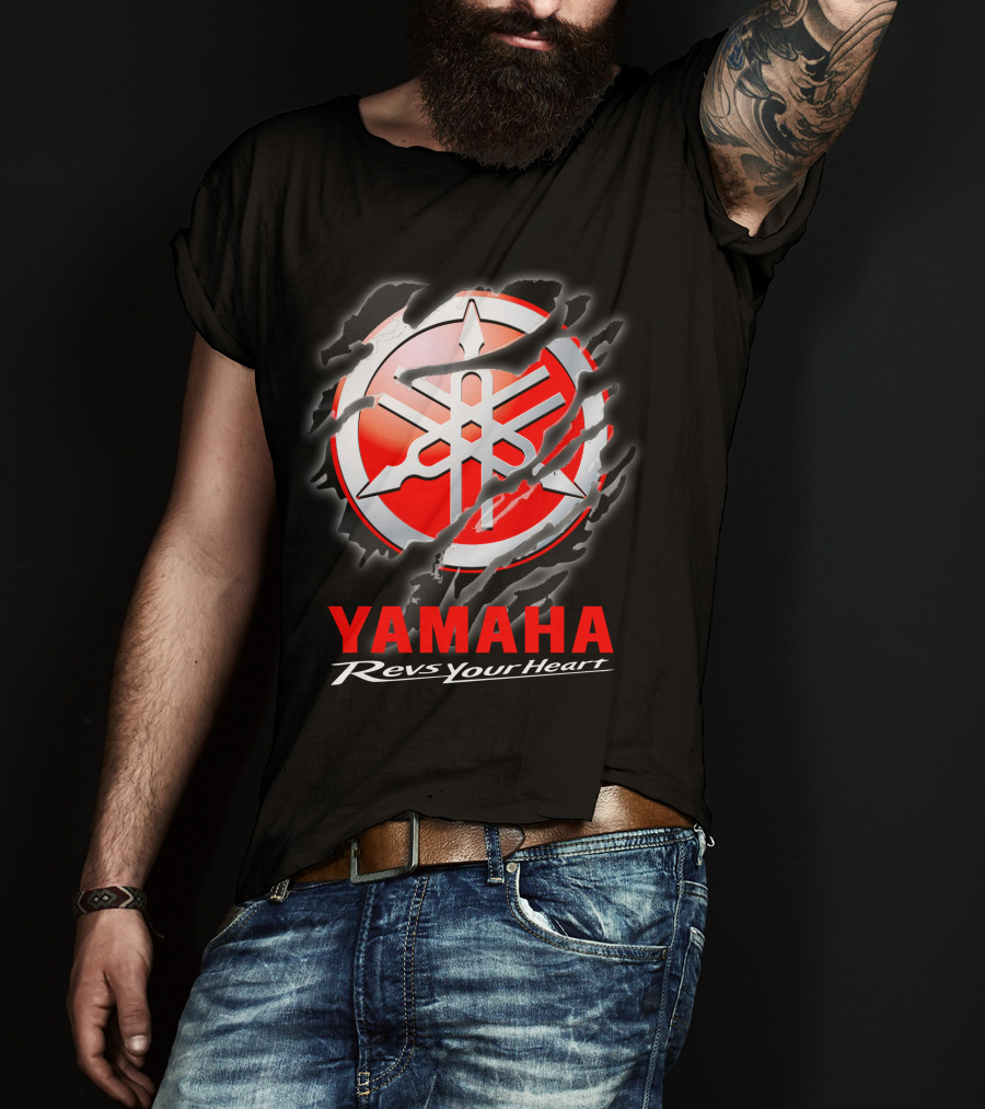 Yamaha Revs Your Heart 04 Red T-Shirt