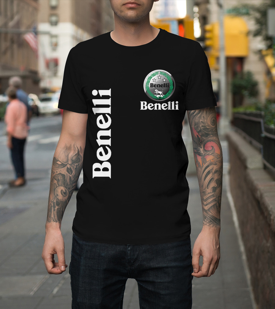 Benelli Logo With Stars Lion T-Shirt