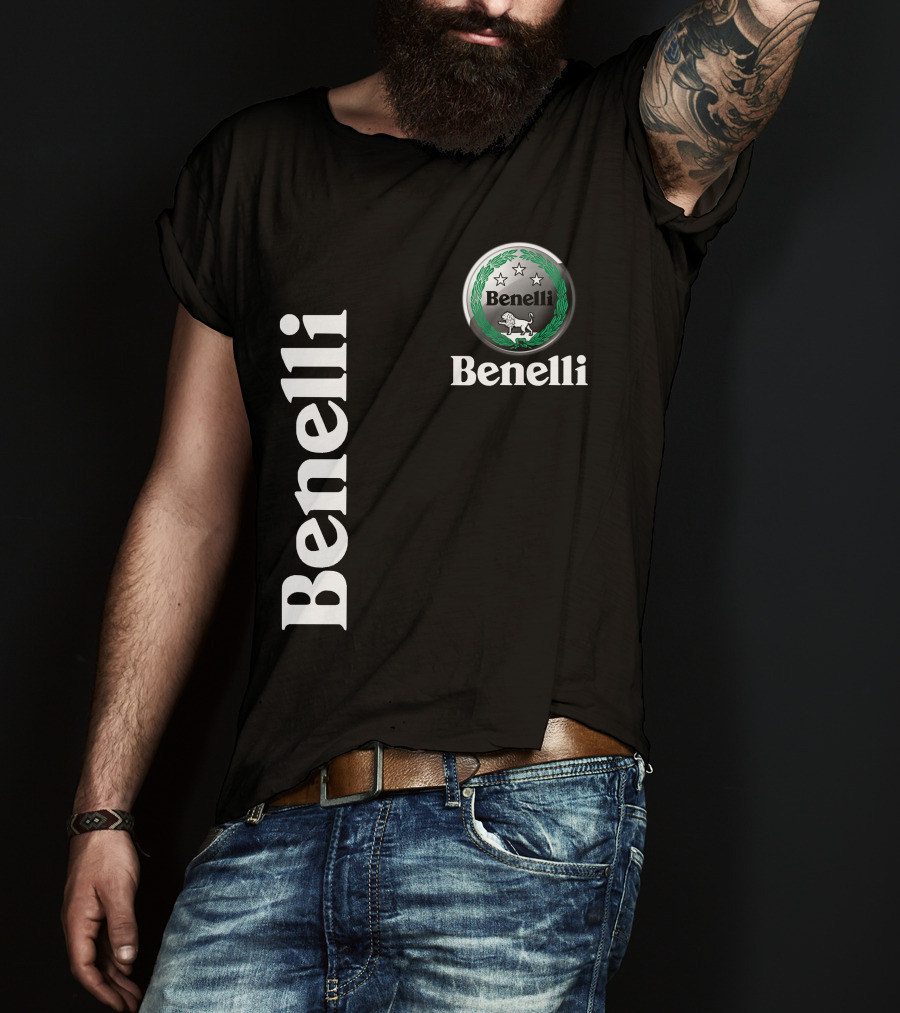 Benelli Logo With Stars Lion T-Shirt