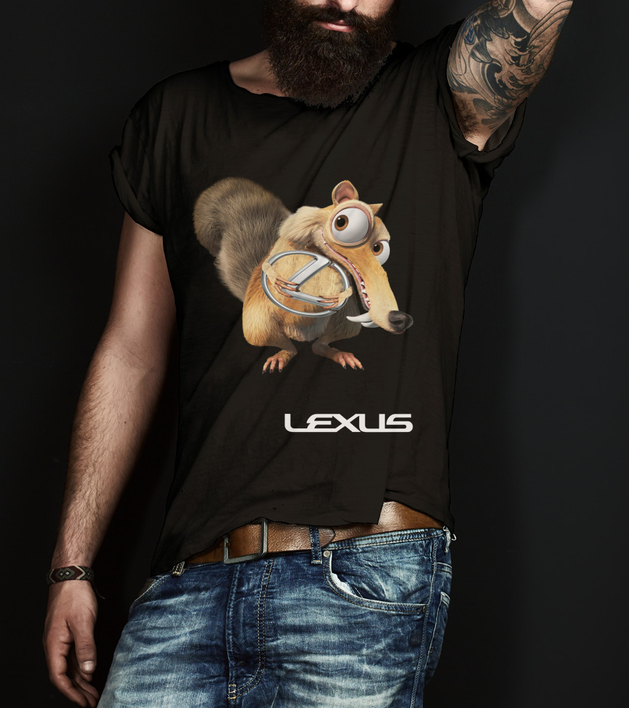 Lexus Ice Age Scrat Humor T-Shirt