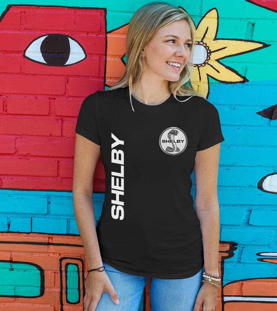 Shelby Cobra Logo Vertical T-Shirt