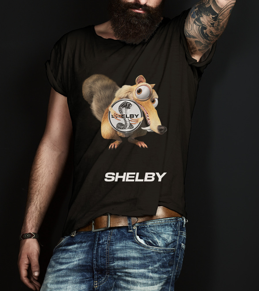 Shelby 10 Cobra And Scrat Crossover T-Shirt