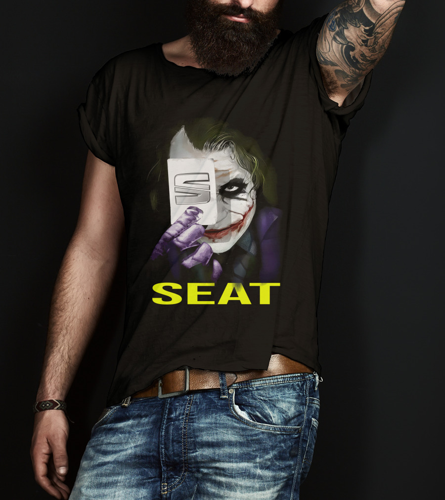 Seat Joker Card Mask Grin T-Shirt