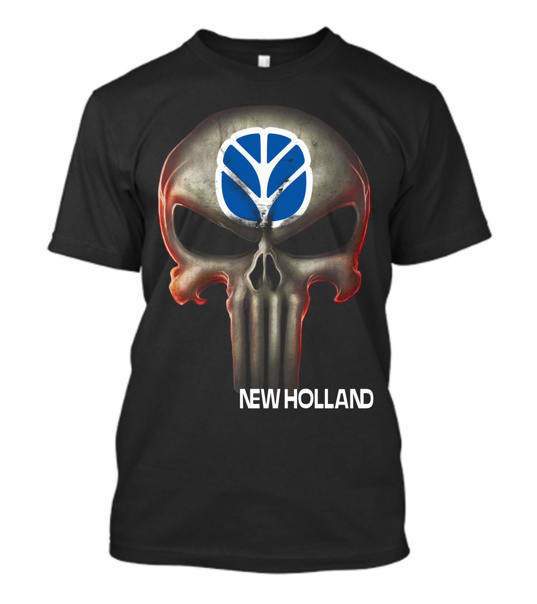 New Holland Punisher Skull T-Shirt