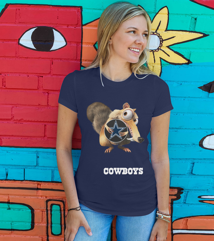 Cowboys Scrat Holding Star T-Shirt