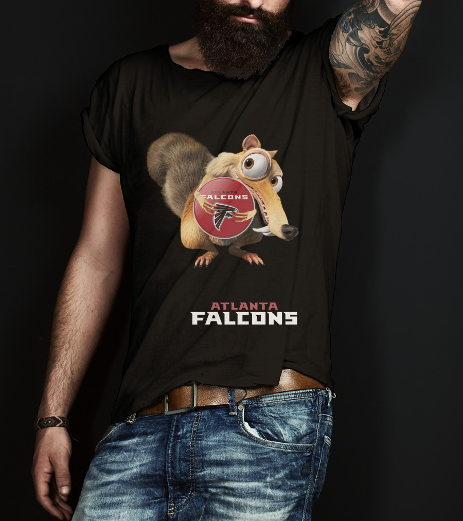 Atlanta Falcons Ice Age Crossover Scrat T-Shirt