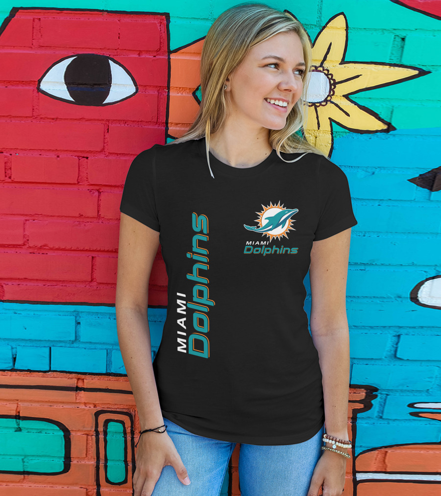 Miami Dolphins 10 Football Team T-Shirt