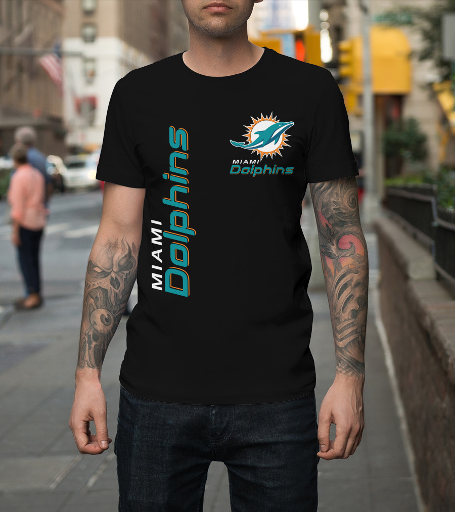 Miami Dolphins 10 Football Team T-Shirt