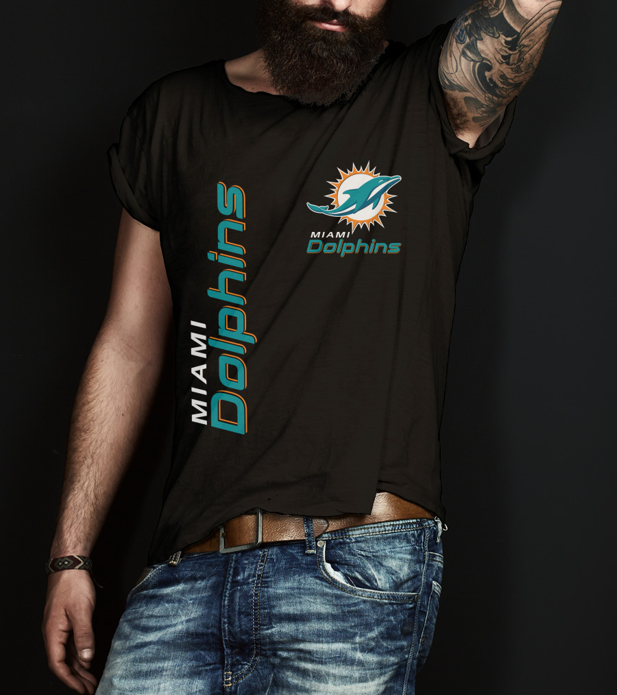 Miami Dolphins 10 Football Team T-Shirt