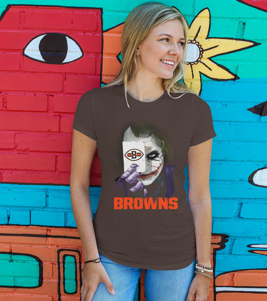 Browns Joker Card T-Shirt
