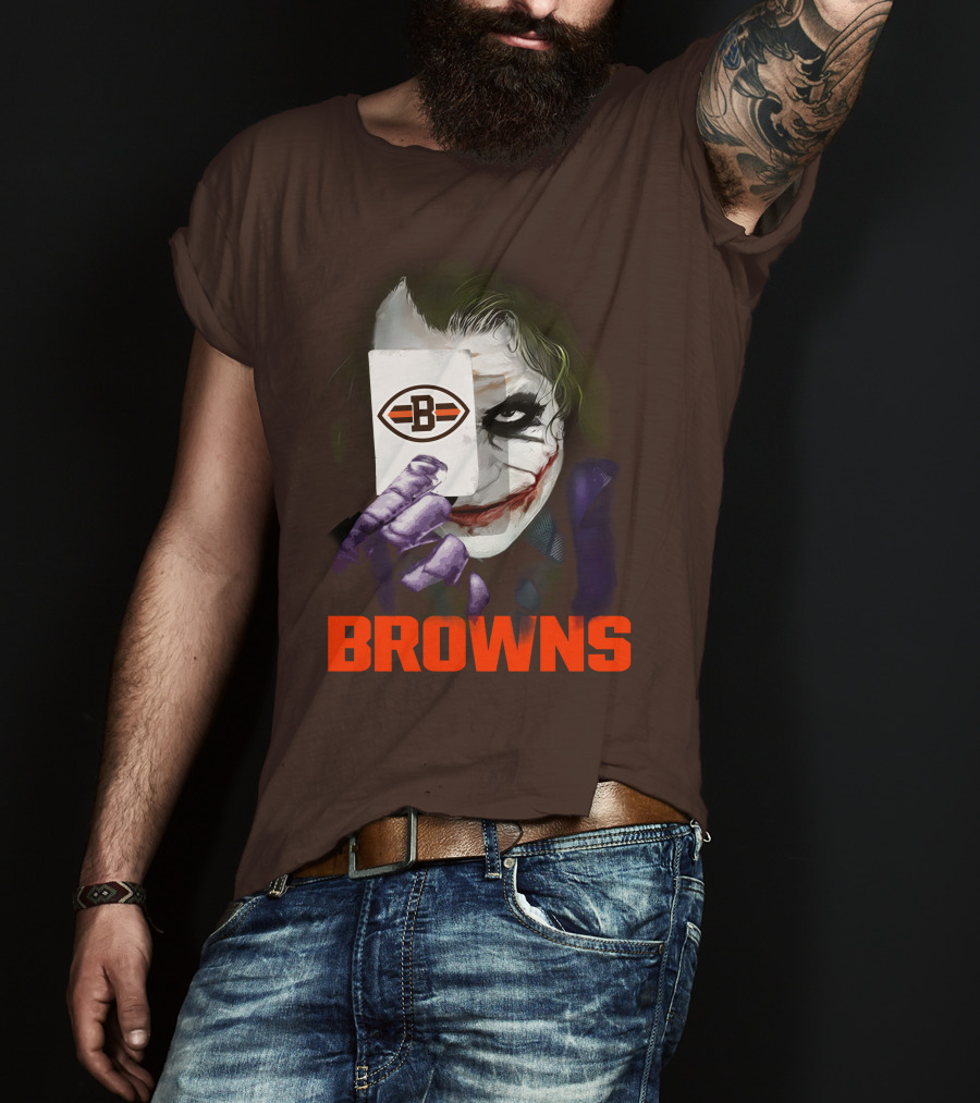 Browns Joker Card T-Shirt