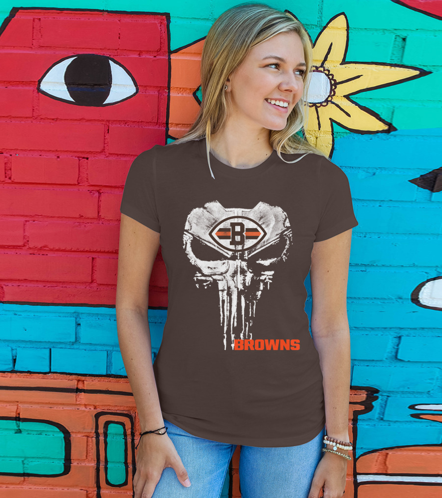 Browns Skull Logo B T-Shirt
